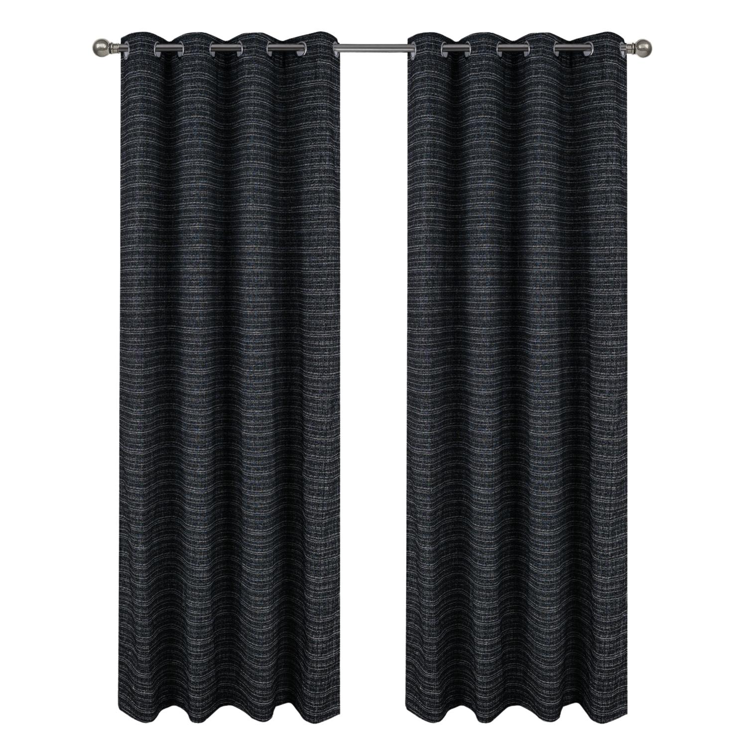 RT Designer Collection Kensington Jacquard Foam Backed Panel Black - Picture 8 of 15