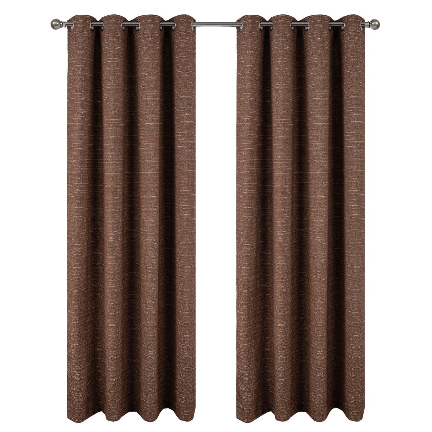 RT Designer Collection Kensington Jacquard Foam Backed Panel Coffee - Picture 8 of 15