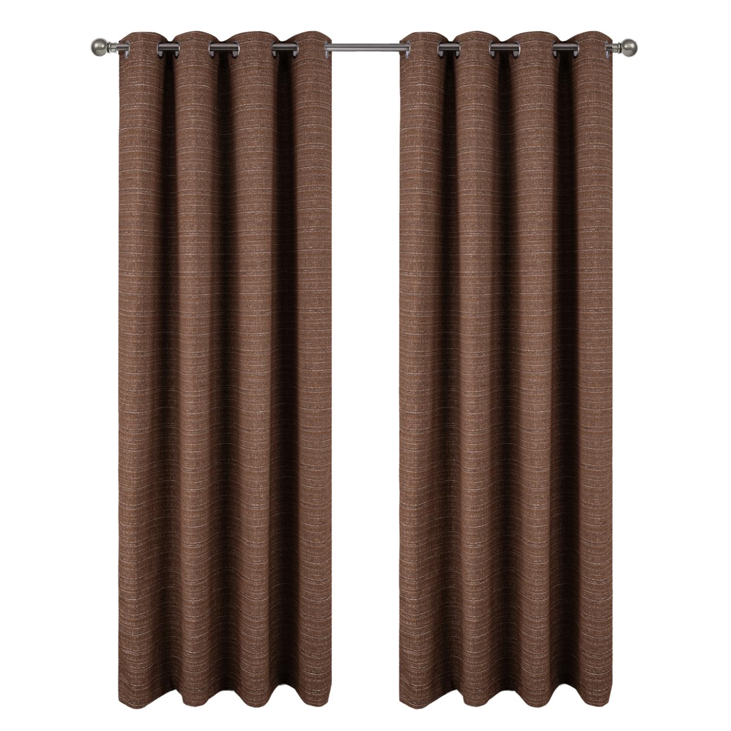 RT Designer Collection Kensington Jacquard Foam Backed Panel Coffee - Picture 9 of 15