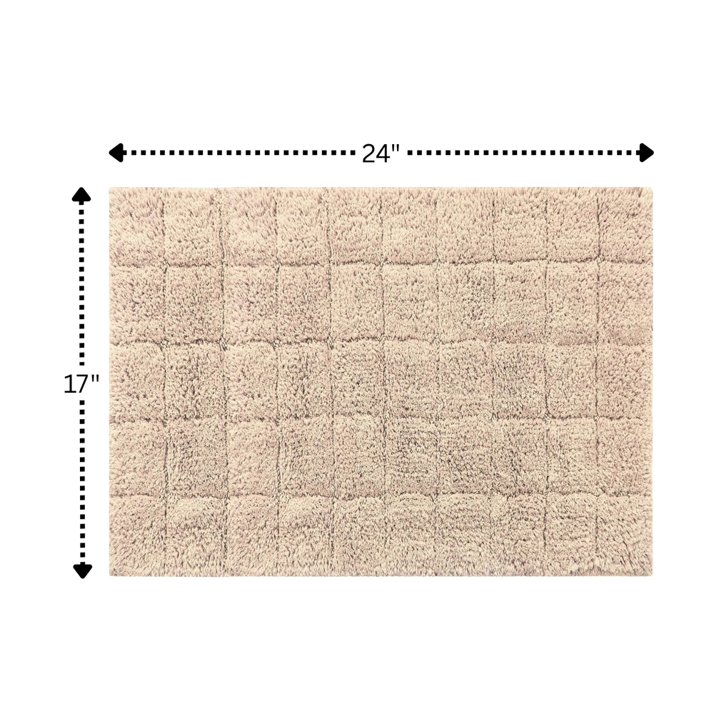 Knightsbridge Summer Tile 220 GSF Non Skid Back Bath Rug 17 x 24 - Picture 14 of 28