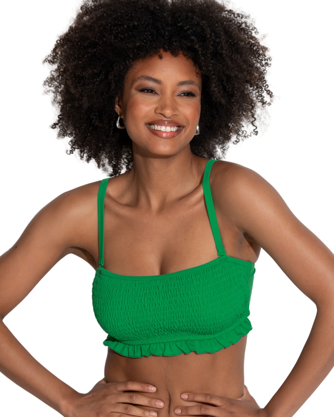 Pour Moi Free Spirit Bikini Top Strapless Underwired Womens Swimwear 13202R