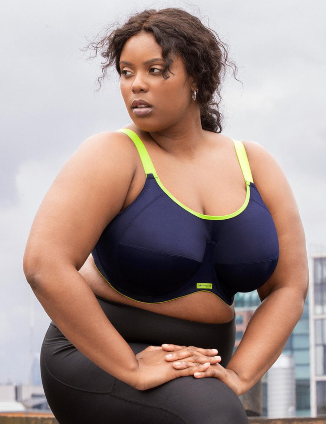 Elomi Energise Sports Bra 8041 Underwired Full Cup Supportive Womens Gym Bras - Picture 10 of 16