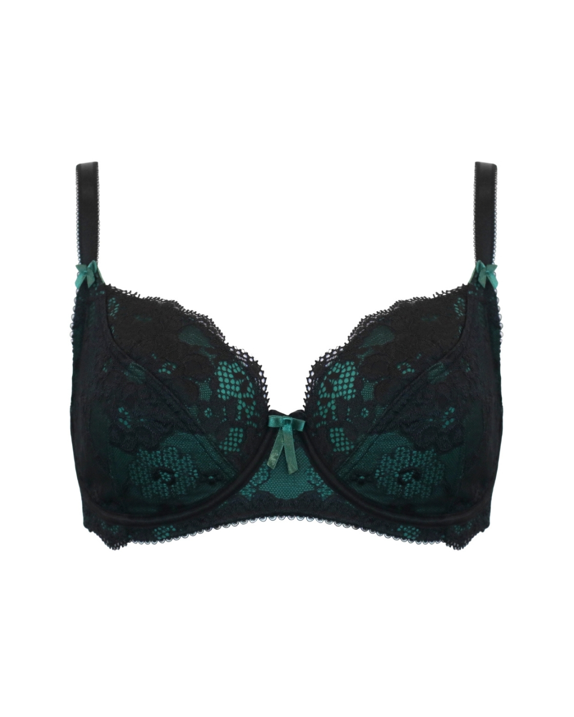 Pour Moi Amour Bra Balcony Underwired Non Padded Lace Womens Lingerie 1502 - Picture 7 of 50