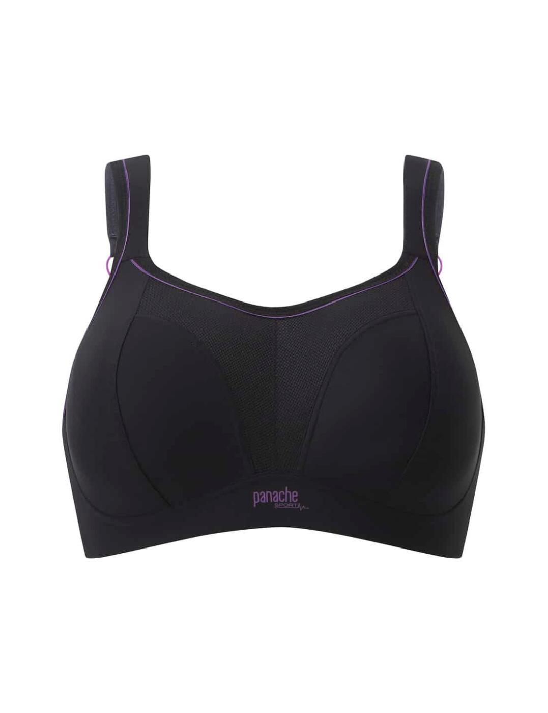 Panache Sports Bra Non Wired High Impact Support Womens Active Sportswear 7341A - Picture 5 of 38