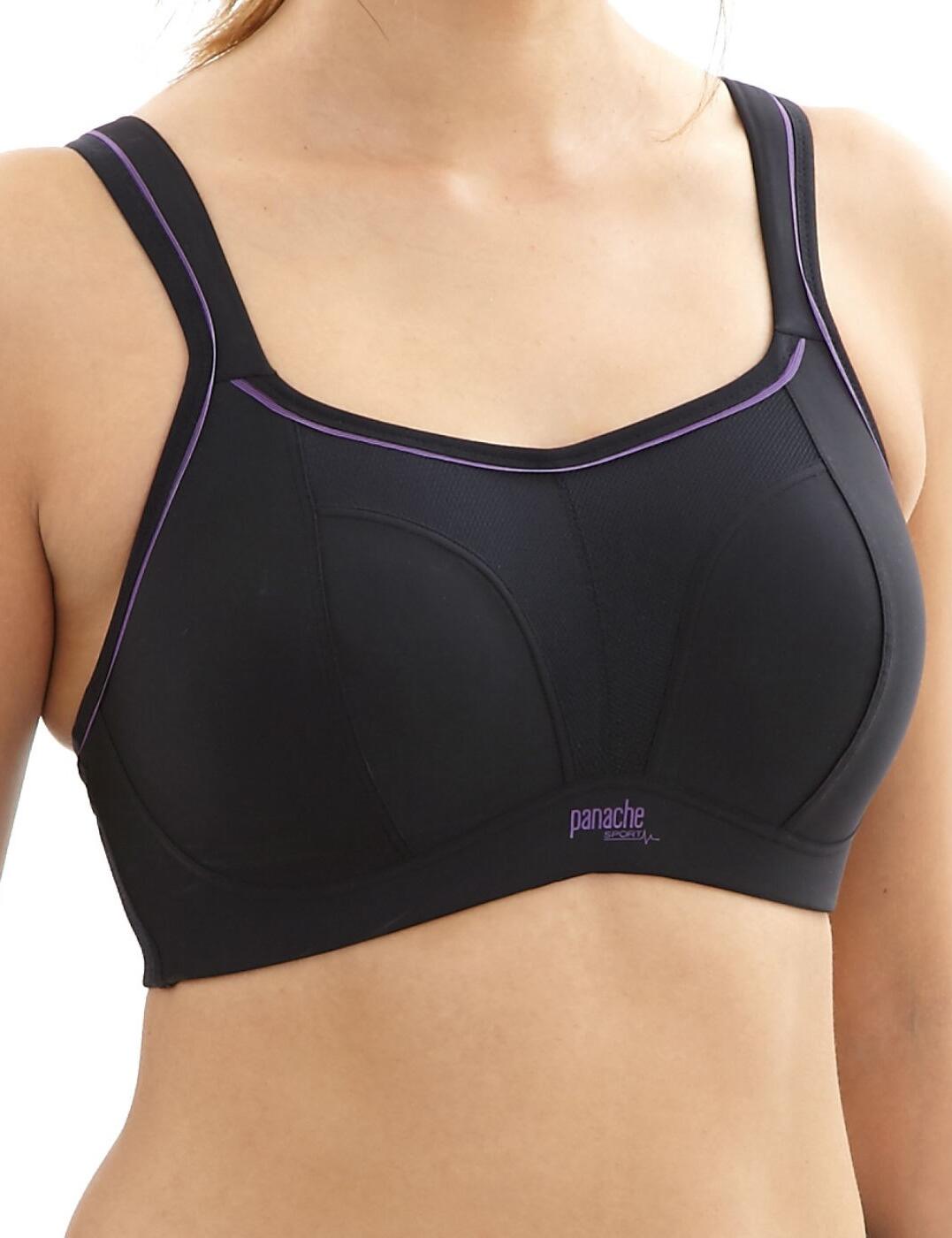 Panache Sports Bra Non Wired High Impact Support Womens Active Sportswear 7341A - Picture 6 of 38