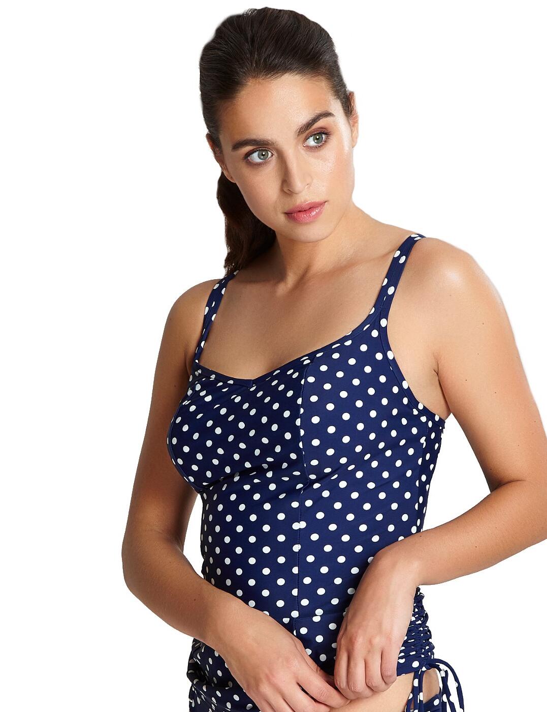 38E Panache Anya Spot Tankini Top SW1011 Womens Underwired Swimwear Tops