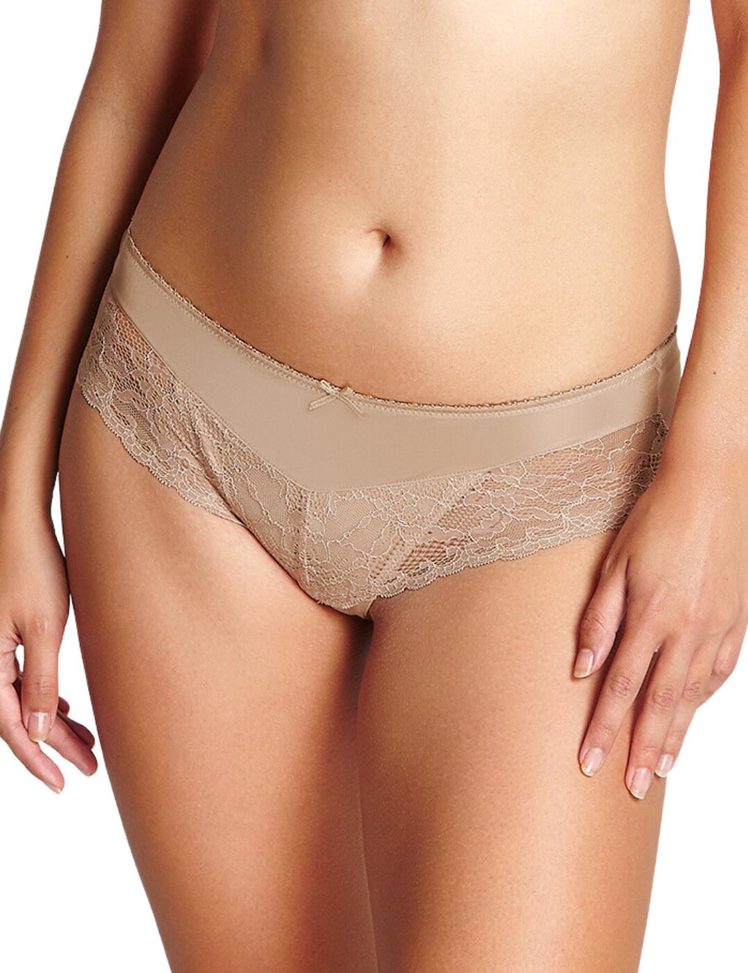 XS - 8 Panache Jasmine Brief Soft Lace Panels Lingerie Womens Knickers 6955
