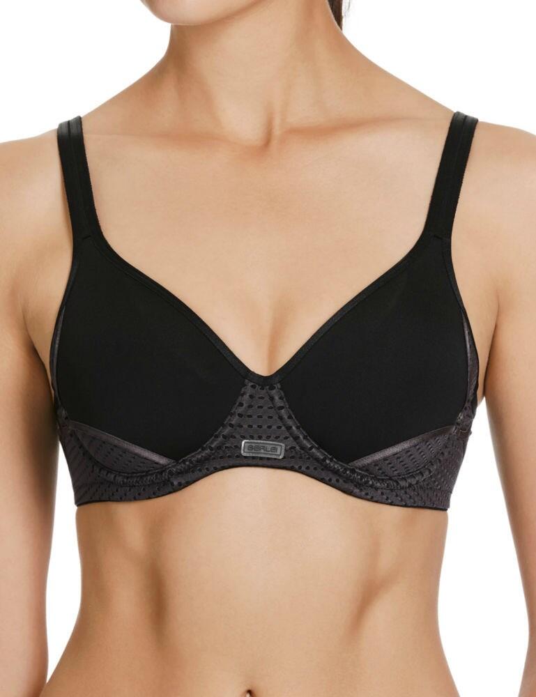 32B Berlei Electrify Mesh Padded Sports Bra Underwired Sports Bras Black