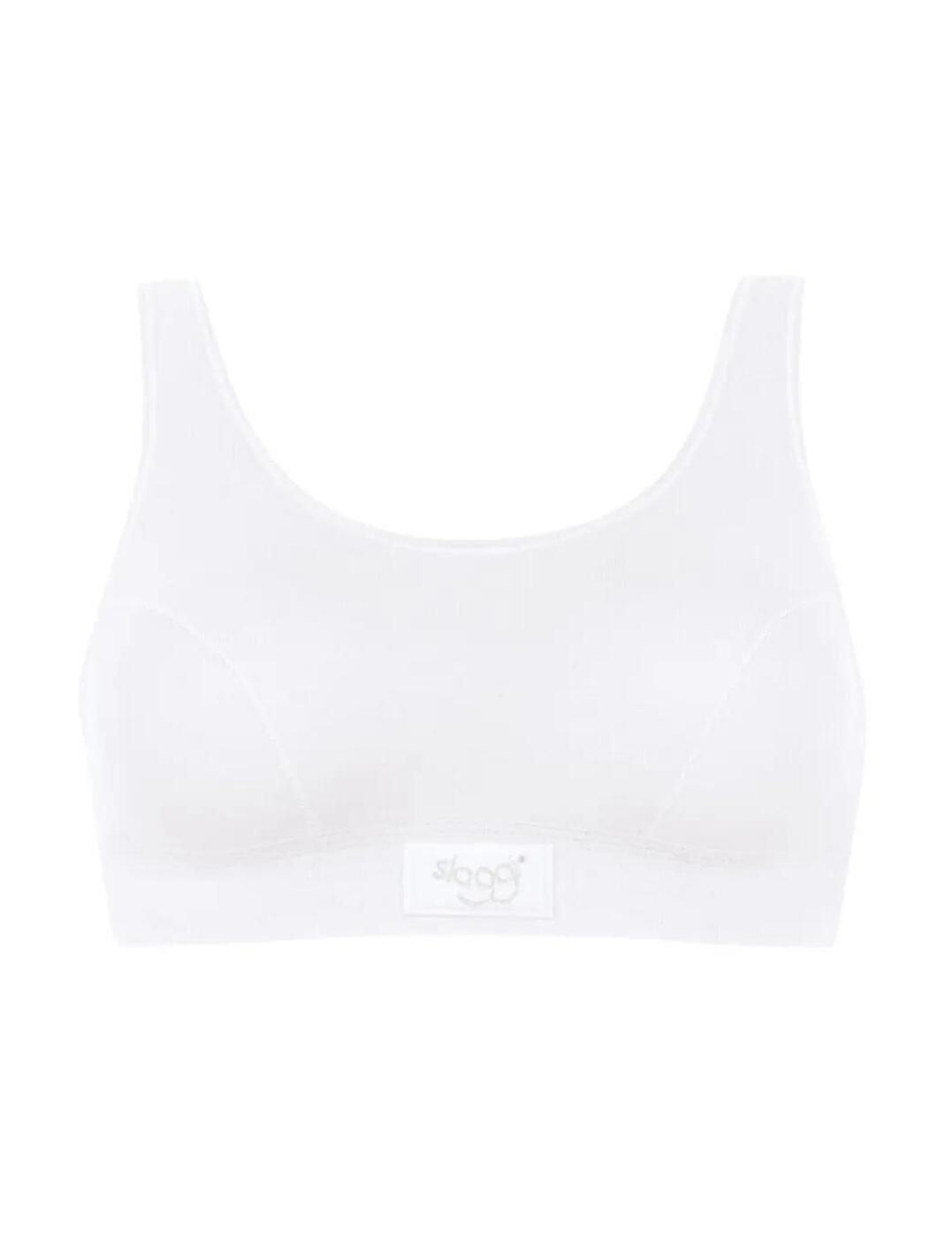 Sloggi Double Comfort Soft Bra Top Womens Bralette Crop Tops 10022574 - Picture 7 of 9