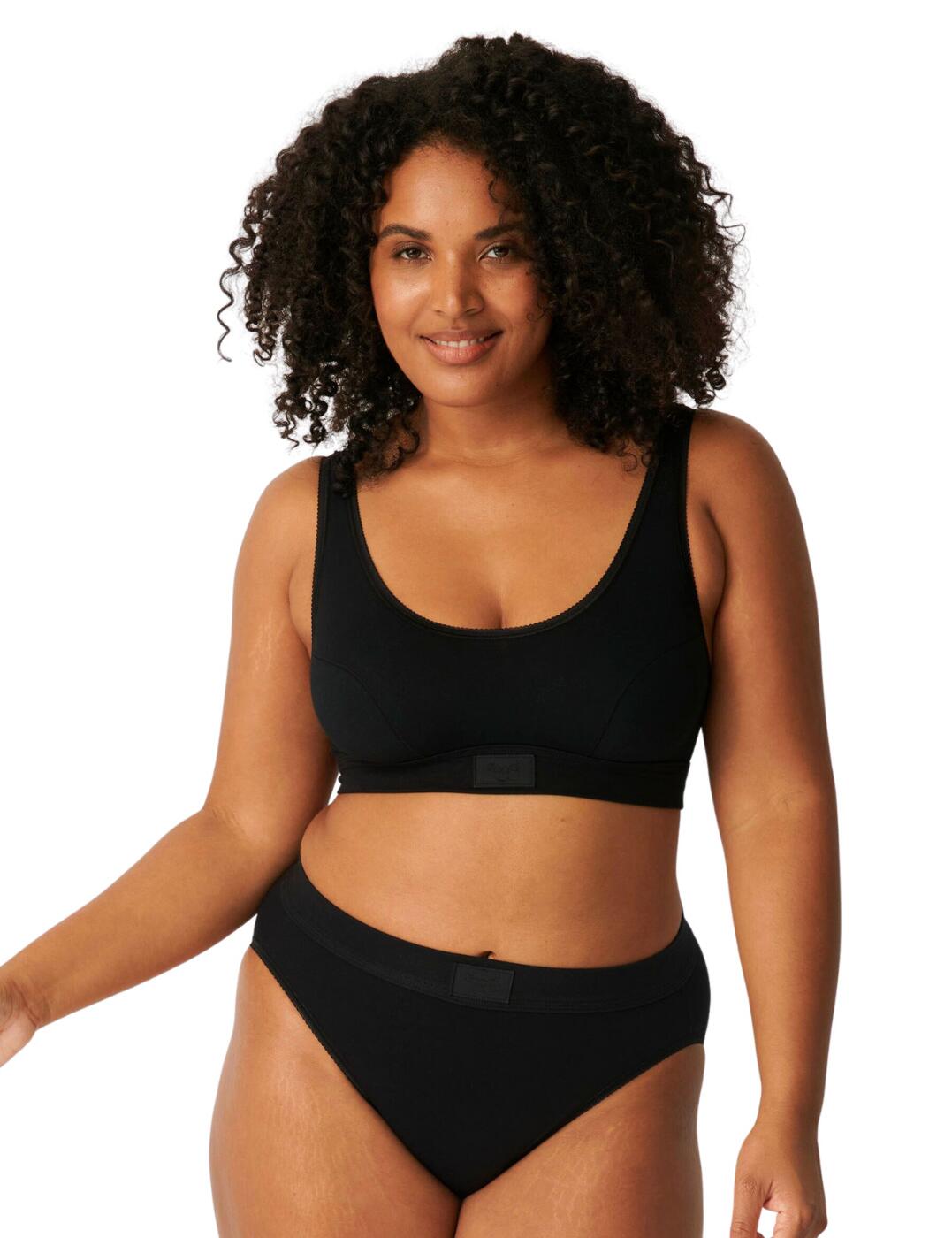 Sloggi Double Comfort Soft Bra Top Womens Bralette Crop Tops 10022574 - Picture 5 of 9