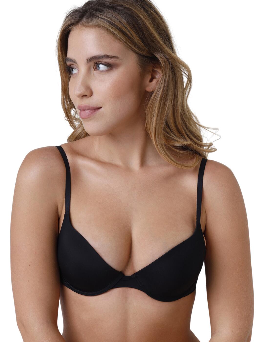Wonderbra Invisible Push Up Bra W9443 Womens Padded Smooth T-Shirt Bras - Picture 7 of 15