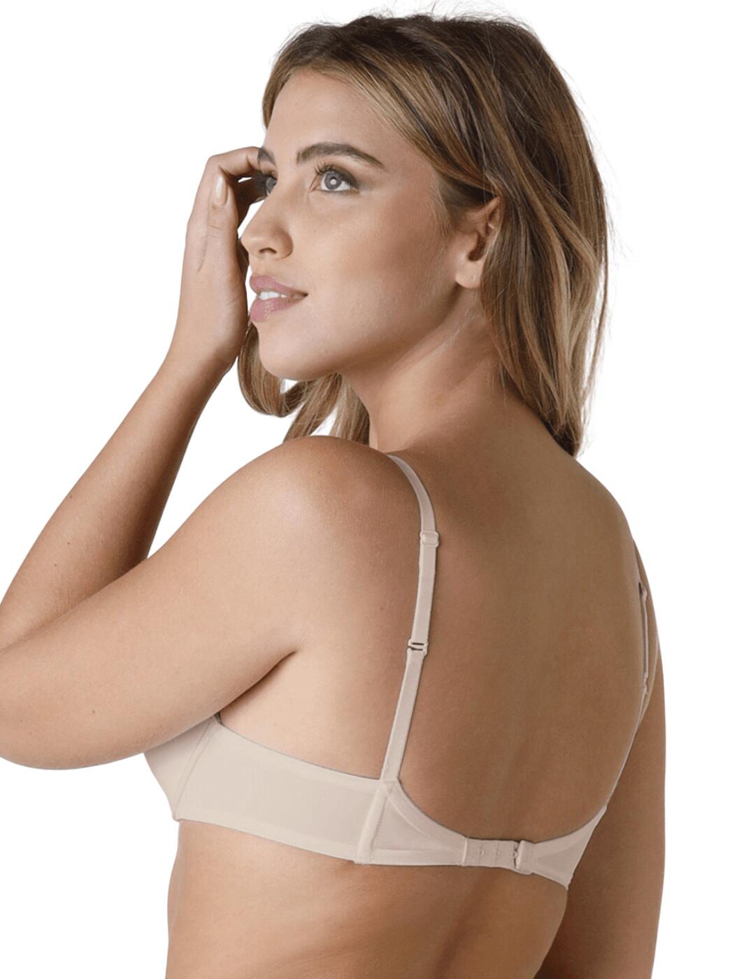 Wonderbra Invisible Push Up Bra W9443 Womens Padded Smooth T-Shirt Bras - Picture 3 of 15