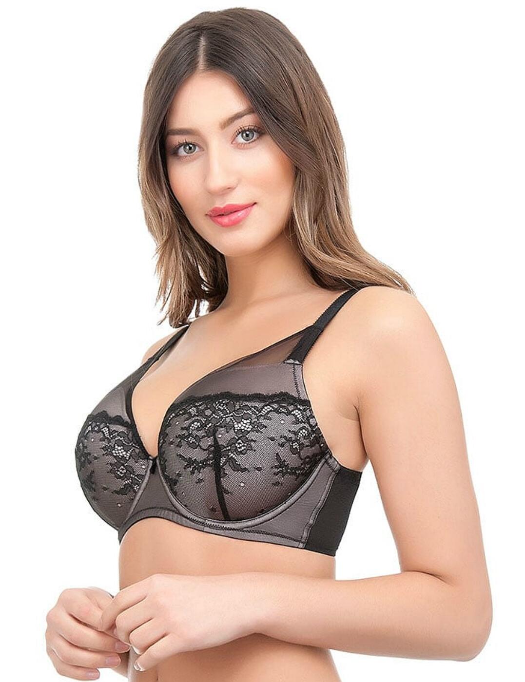 357401 Ultimo Leonie Underwired Fuller Bust Plunge Bra (DD+ CUPS)