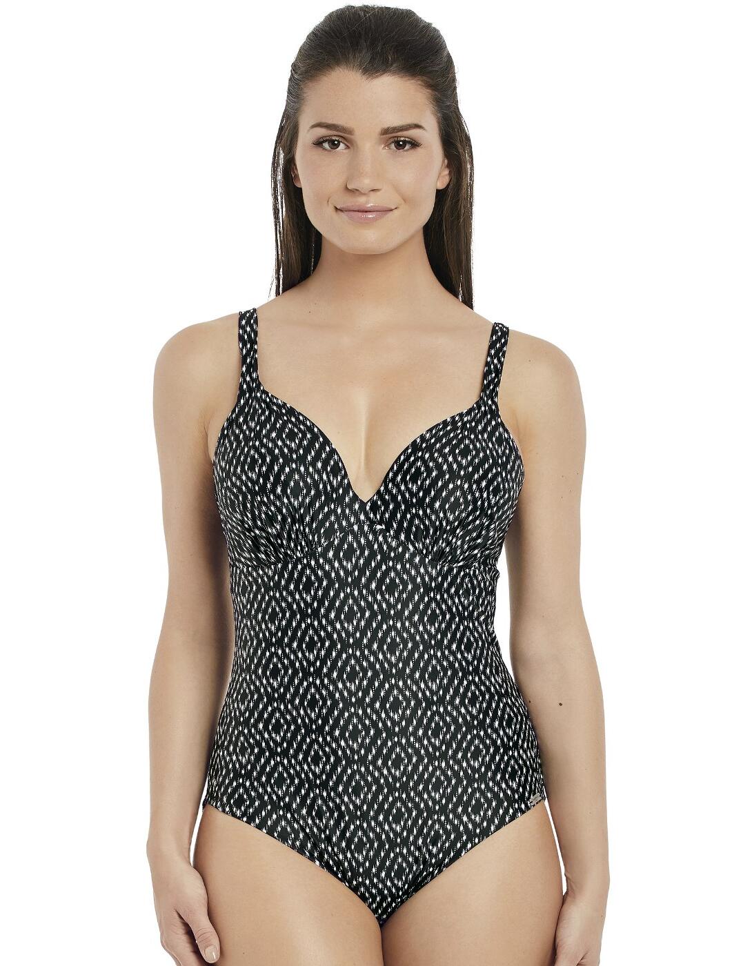 6444 Fantasie Byron Bay Deep Plunge Smoothing Swimsuit