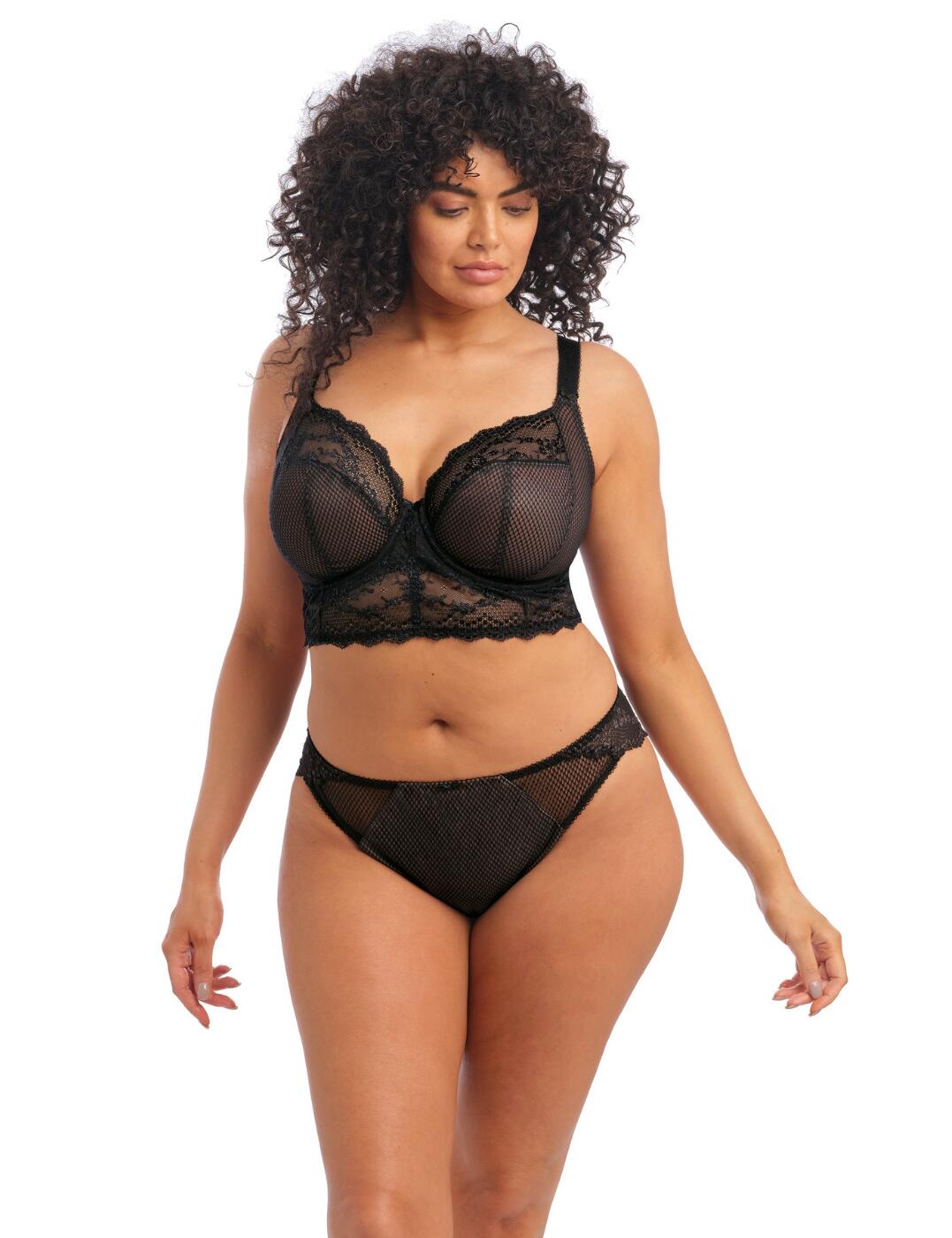 Elomi Charley Brief Brazilian Lace Knickers Womens Full Figure Lingerie 4385 - Picture 11 of 33