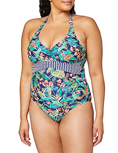 34DD Pour Moi Havana Breeze Swimming Costume 13407 Halterneck Underwired