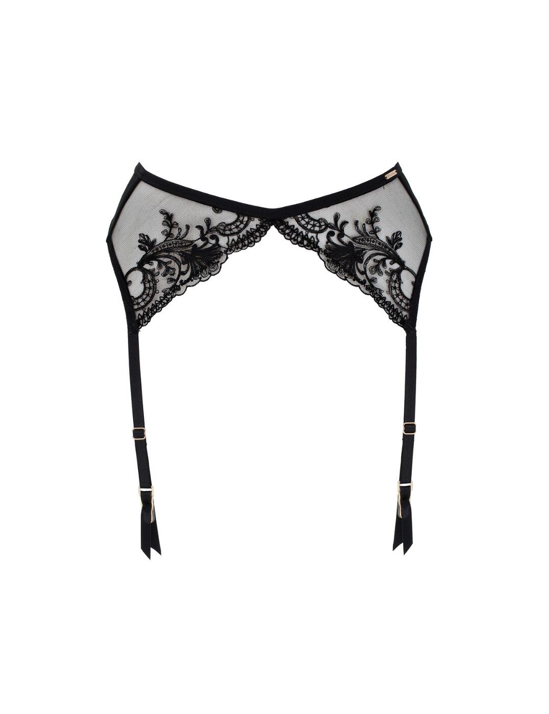 Bluebella Marseille Suspender Belt Sexy Semi Sheer Suspenders - Picture 4 of 15