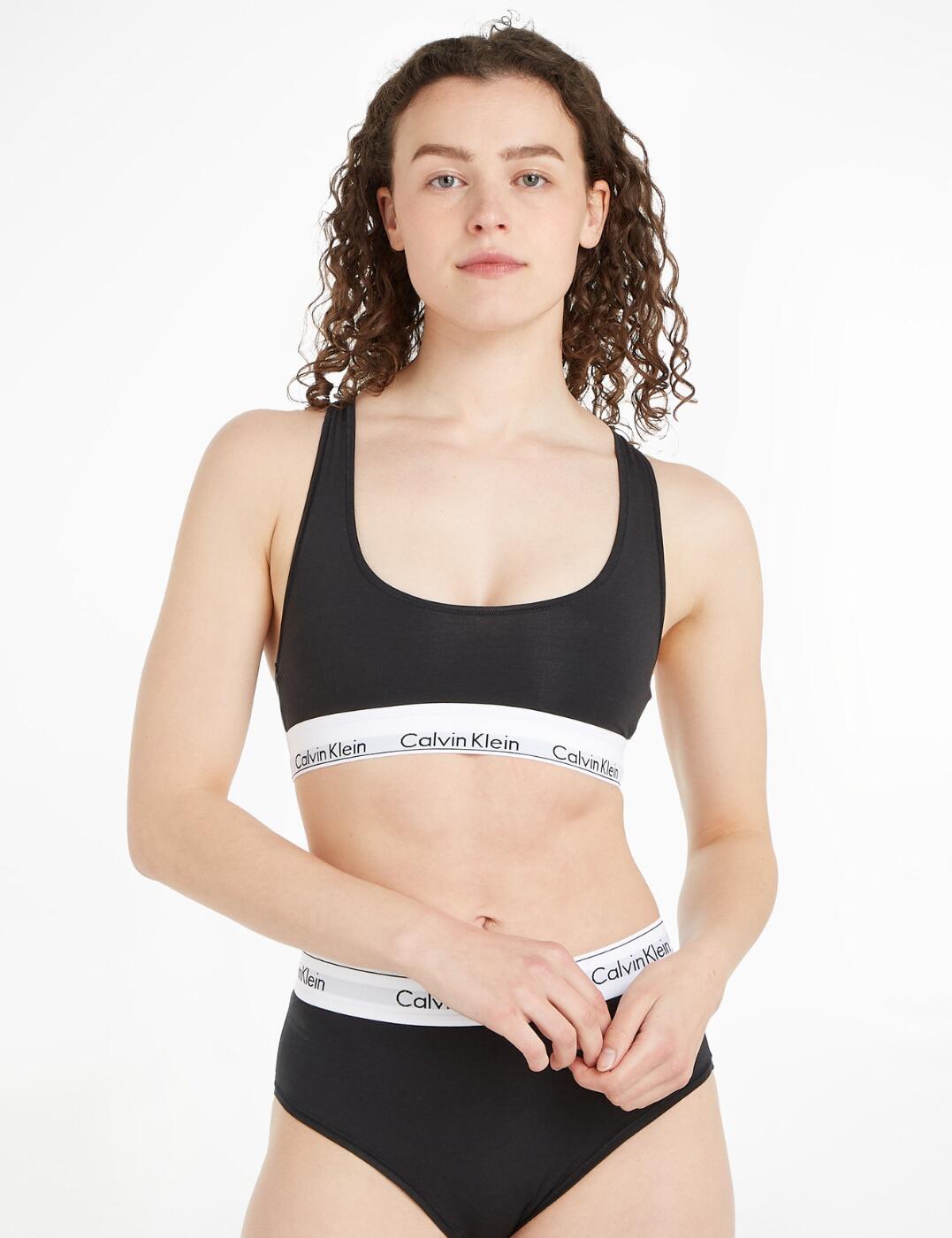 Calvin Klein Modern Cotton Bralette Unlined Wireless Racerback Bras 0000F3785E - Picture 7 of 15