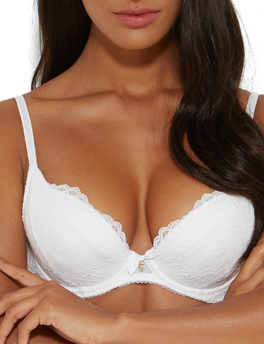 Gossard Superboost Lace Bra Padded Plunge Underwired Elegant Lace Bras 7711 - Picture 38 of 39
