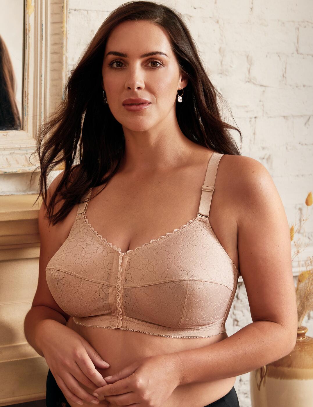Berlei Classic Full Cup Front Fastening Bra B511 Womens Non-wired Full Cup Bras - Picture 16 of 26