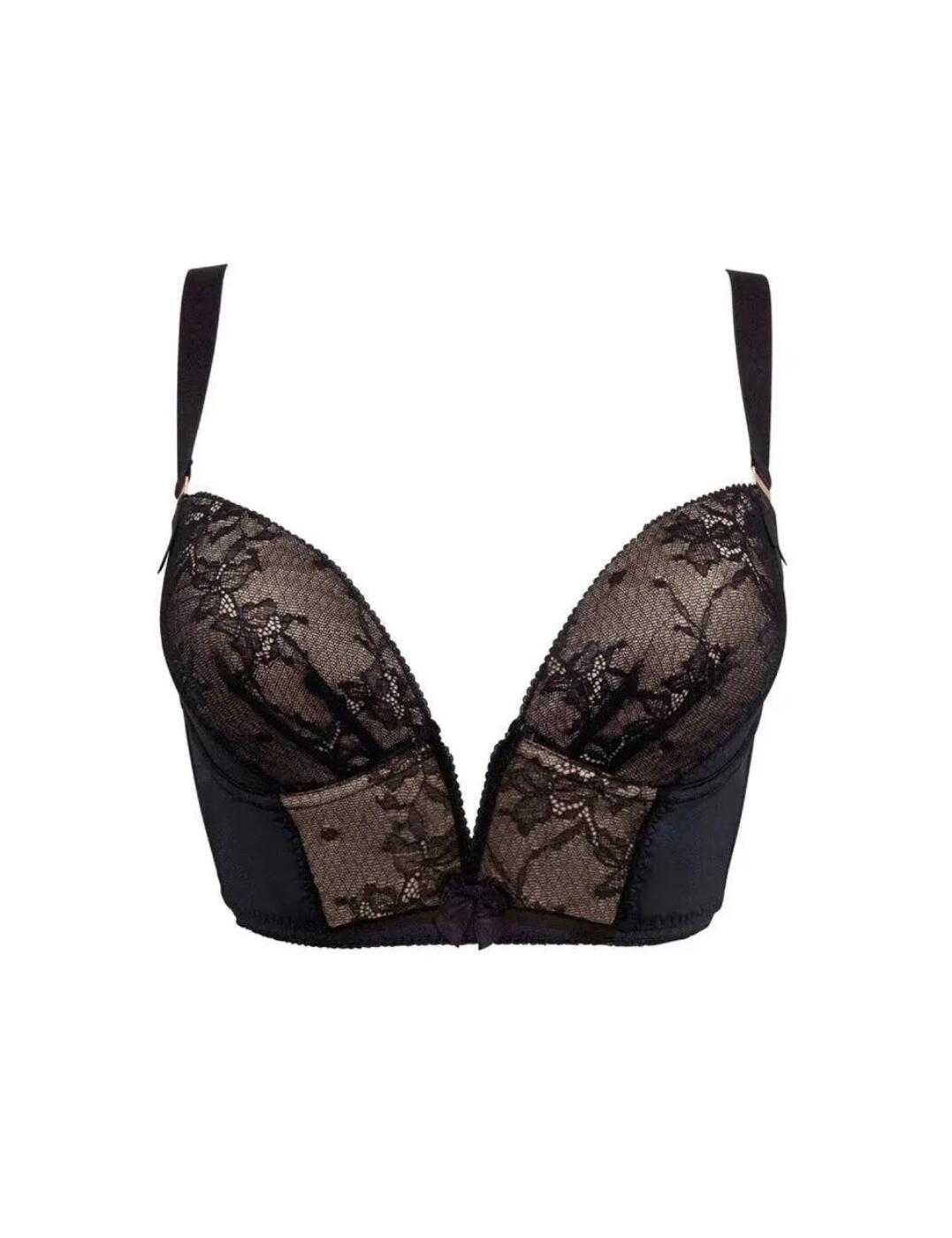 Gossard Retrolution Staylo Plunge Bra 8515 Womens Sexy Padded Bras Black - Picture 28 of 30