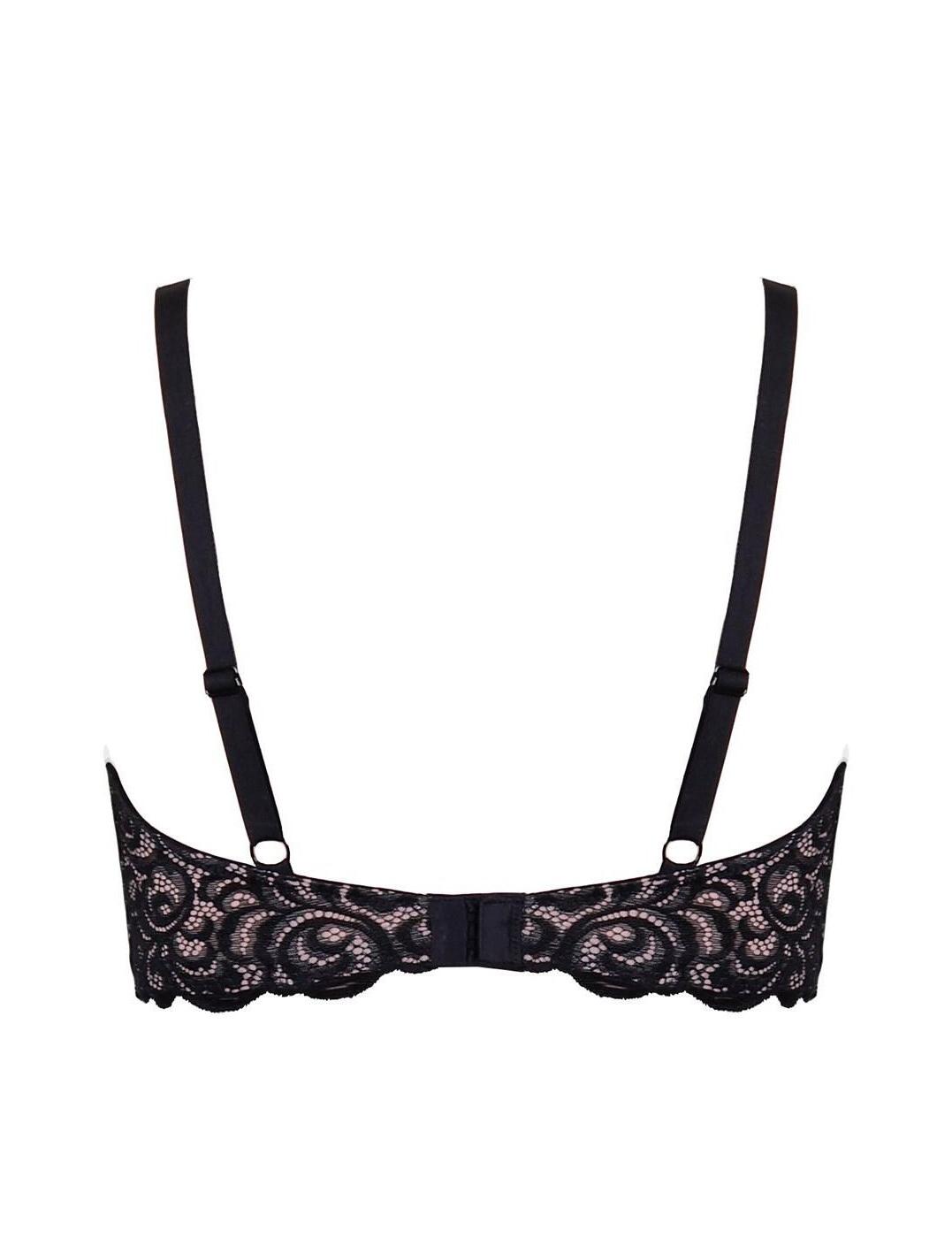 Pour Moi Romance Bra Push Up Plunge Underwired Lace Womens Lingerie 183002 - Picture 10 of 41