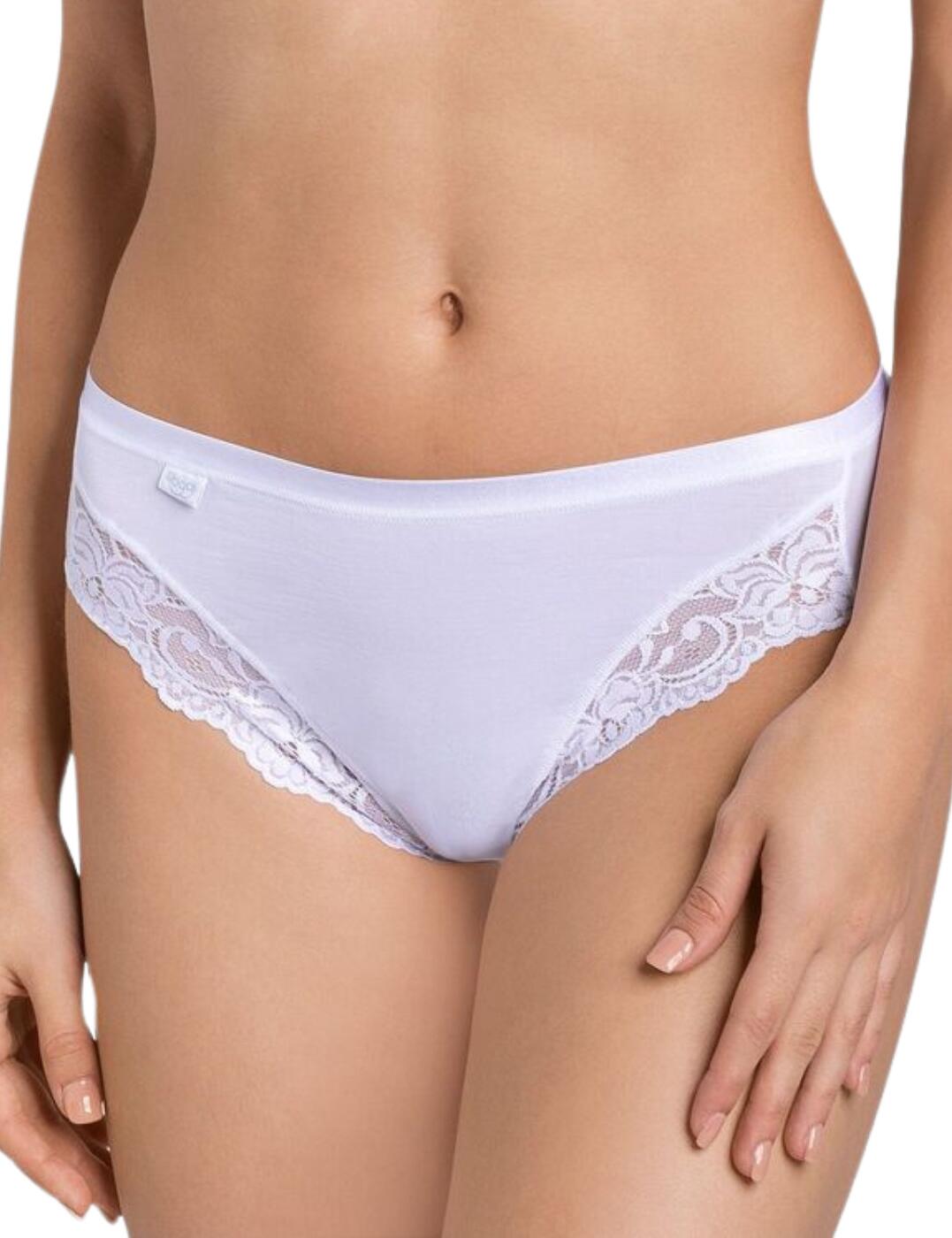 Sloggi Romance Brief Tai Style Elegant Comfortable Womens Knickers 10031895 - Picture 13 of 17