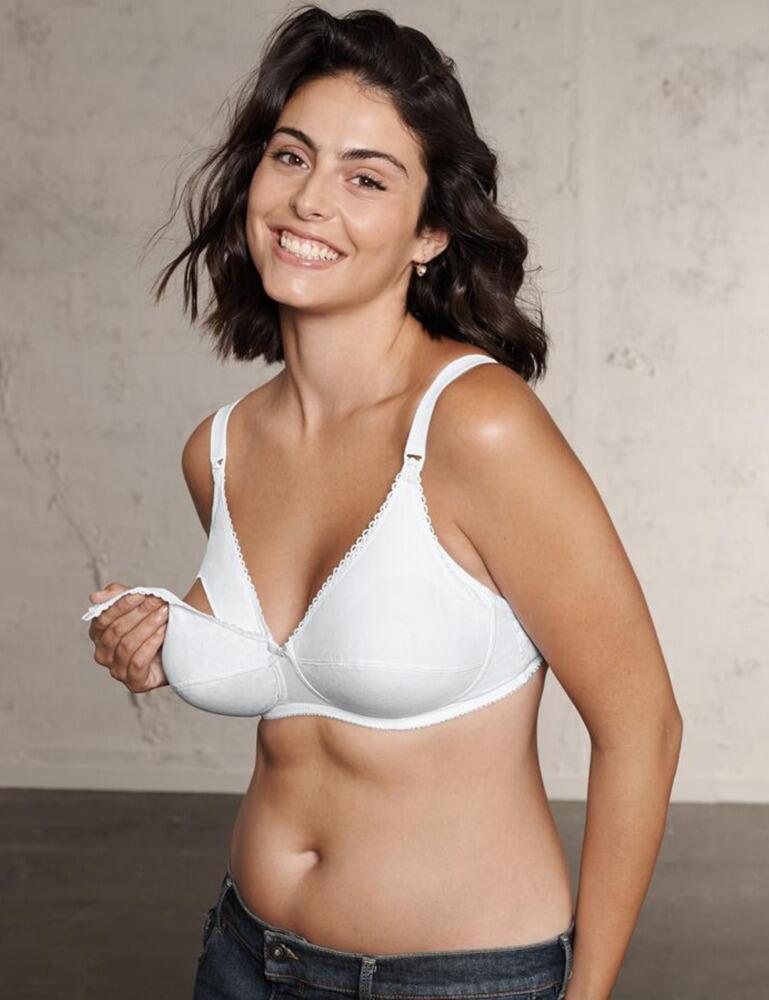 Naturana Solution Nursing Bra 5089 Non-Padded Non-Wired Cotton Maternity Bras - Picture 10 of 30