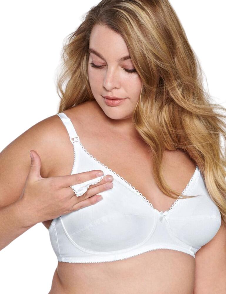 Naturana Solution Nursing Bra 5089 Non-Padded Non-Wired Cotton Maternity Bras - Picture 12 of 30