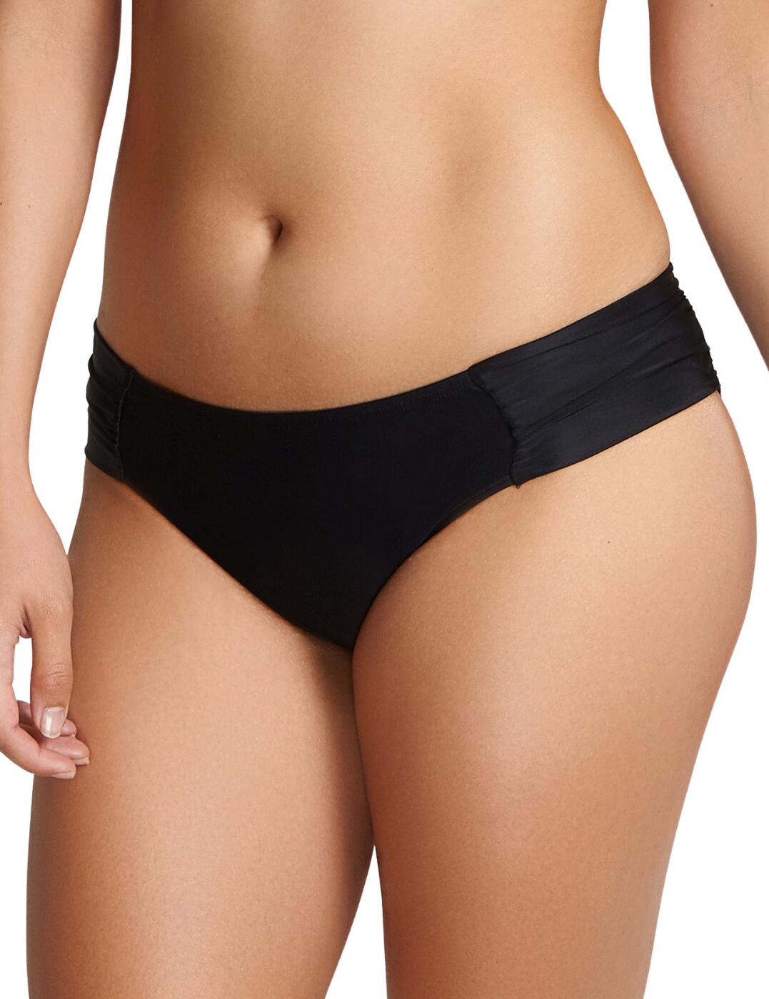 Panache Anya Riva Gather Bikini Brief SW1306 Womens Swimwear Bottoms Black - Picture 5 of 28