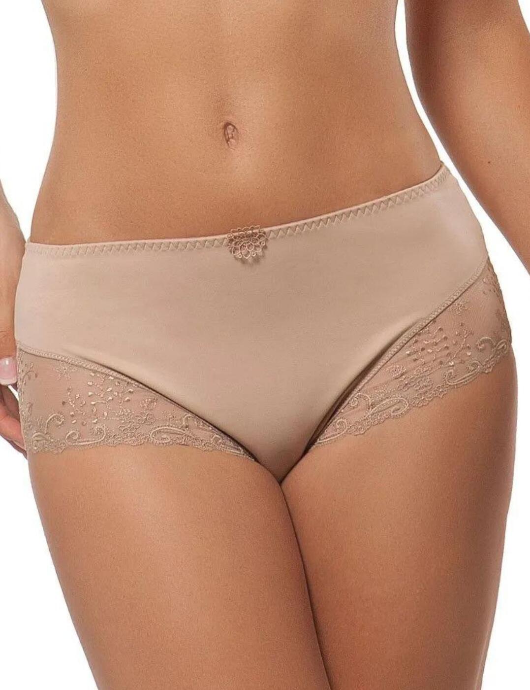 Simone Perele Delice Brief High Waisted Embroidered Luxury Knickers 12X770 - Picture 19 of 38