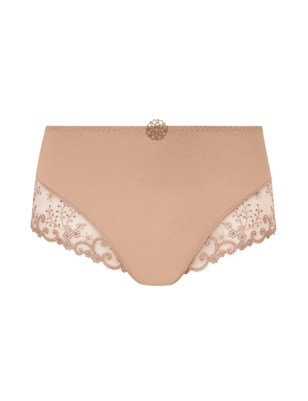 Simone Perele Delice Brief High Waisted Embroidered Luxury Knickers 12X770 - Picture 20 of 38