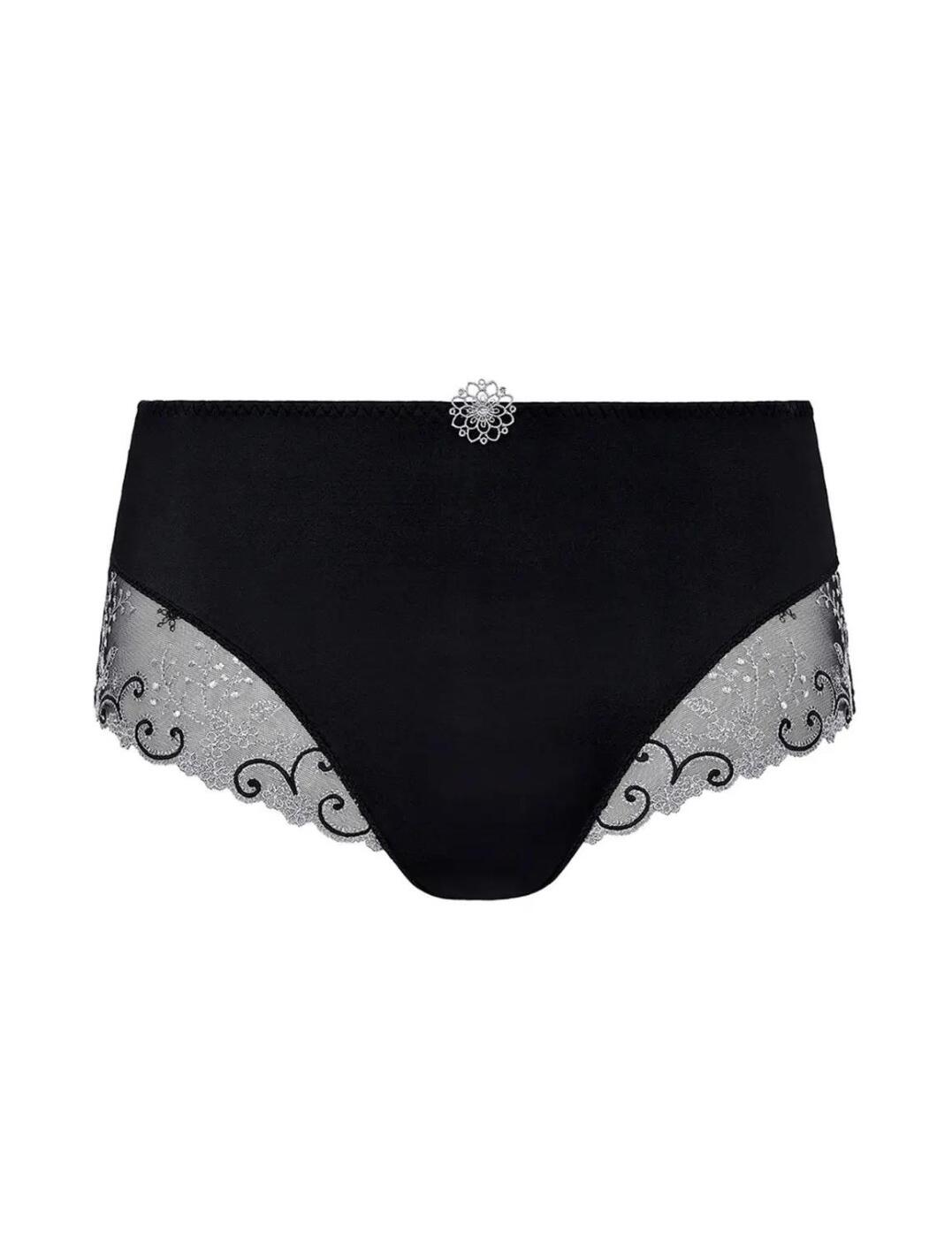 Simone Perele Delice Brief High Waisted Embroidered Luxury Knickers 12X770 - Picture 17 of 38