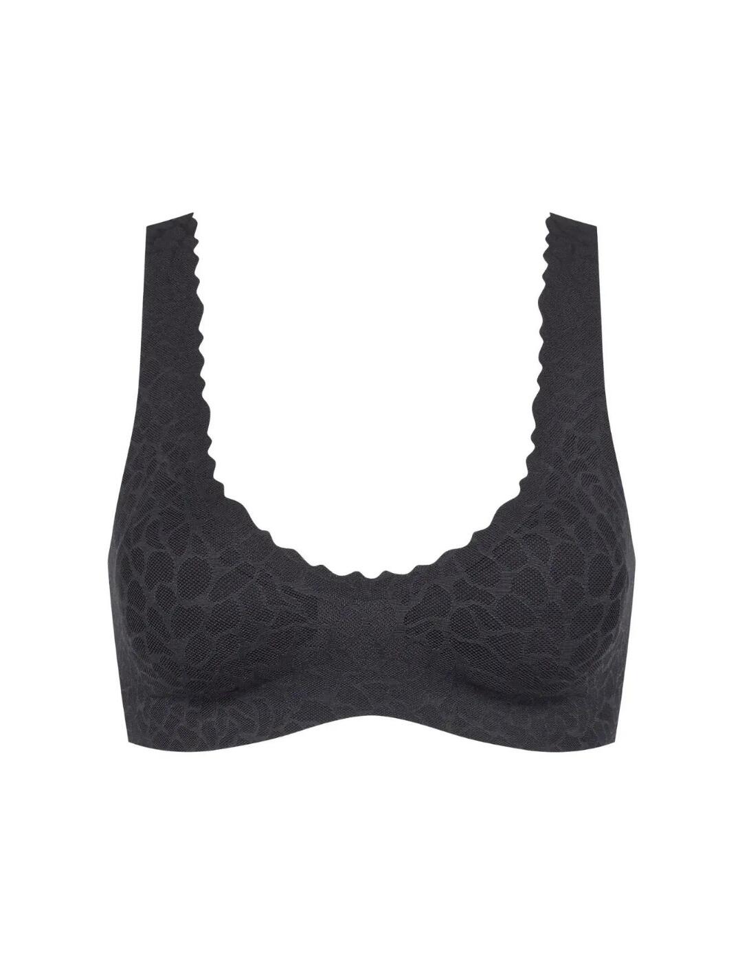 Sloggi Zero Feel Lace 2.0 Bralette Comfortable Padded Womens Lingerie 10211241 - Picture 9 of 27