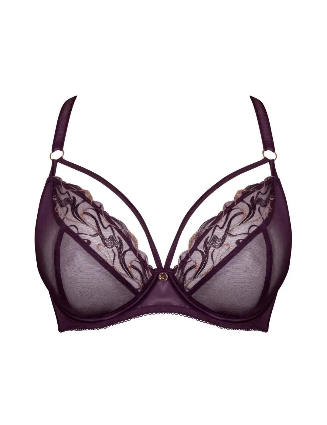 Scantilly by Curvy Kate Fascinate Bra Plunging Womens Sexy Lingerie ST017101 - Picture 10 of 28