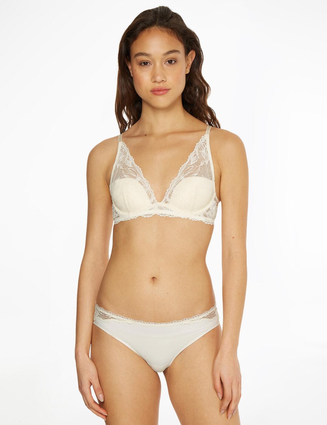 Calvin Klein Seductive Comfort Brief Lace Mid Rise Womens Knickers 000QF6398E - Picture 15 of 17