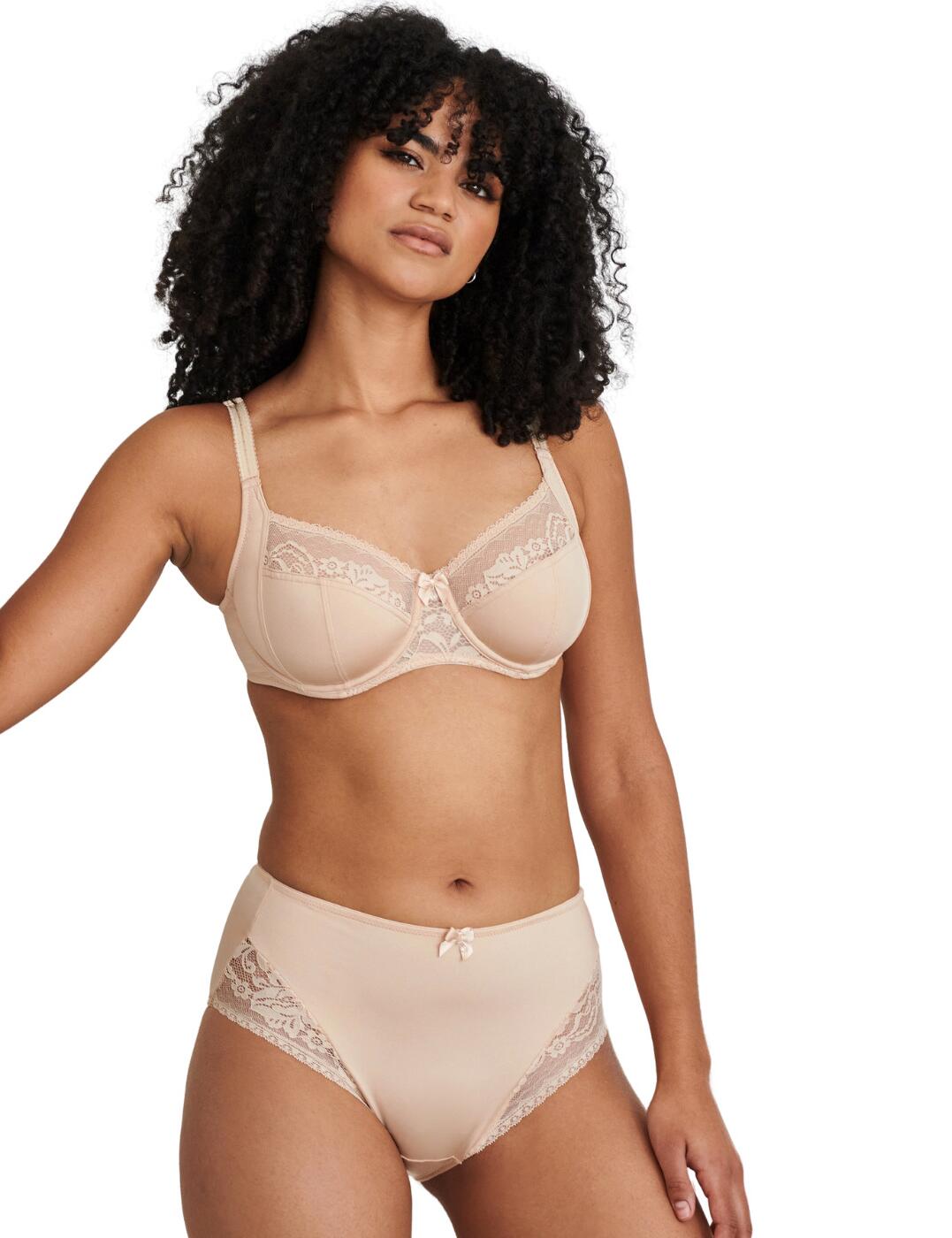 Pour Moi Aura Bra Side Support Underwired Non-Padded Womens Lingerie 21802 - Picture 5 of 23