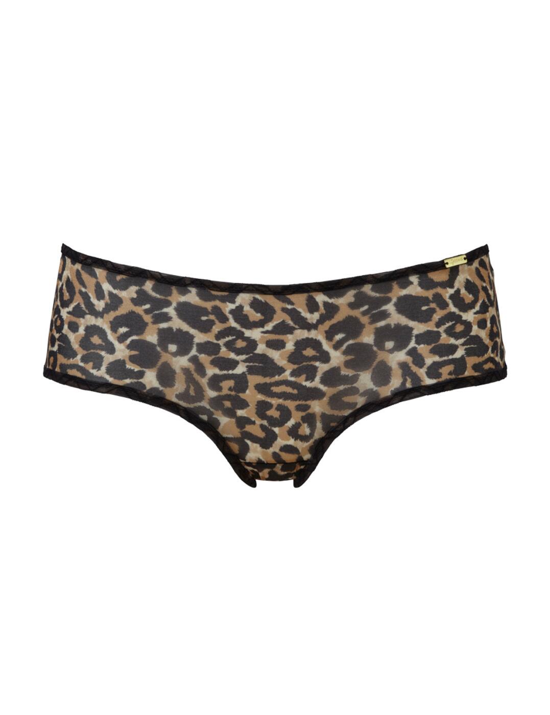 Gossard Glossies Short Brief Low Rise Semi Sheer Knickers Womens Lingerie 13104 - Picture 13 of 25