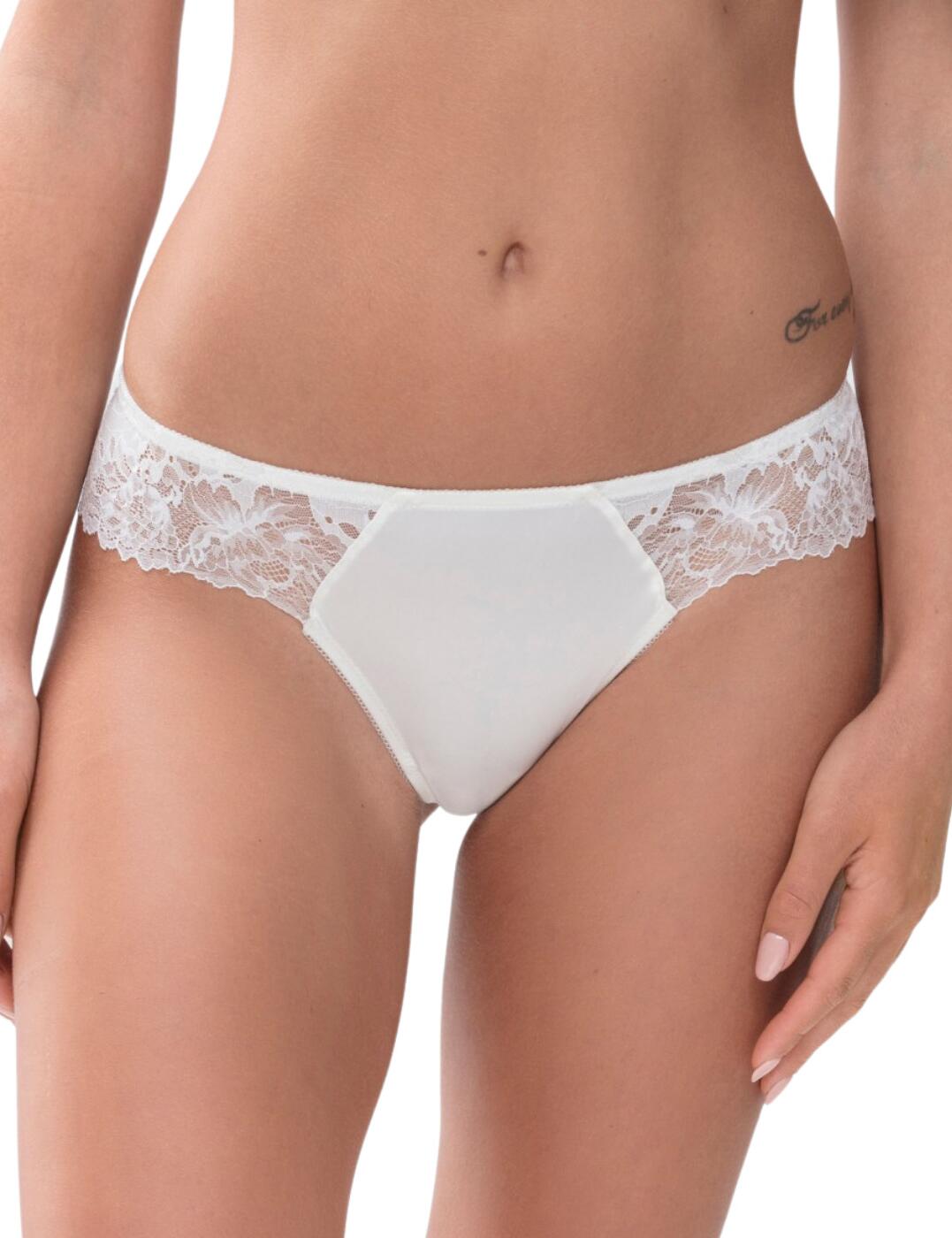 Mey Luxurious Thong 79282 Comfortable Floral Lace Womens Lingerie - Picture 6 of 8
