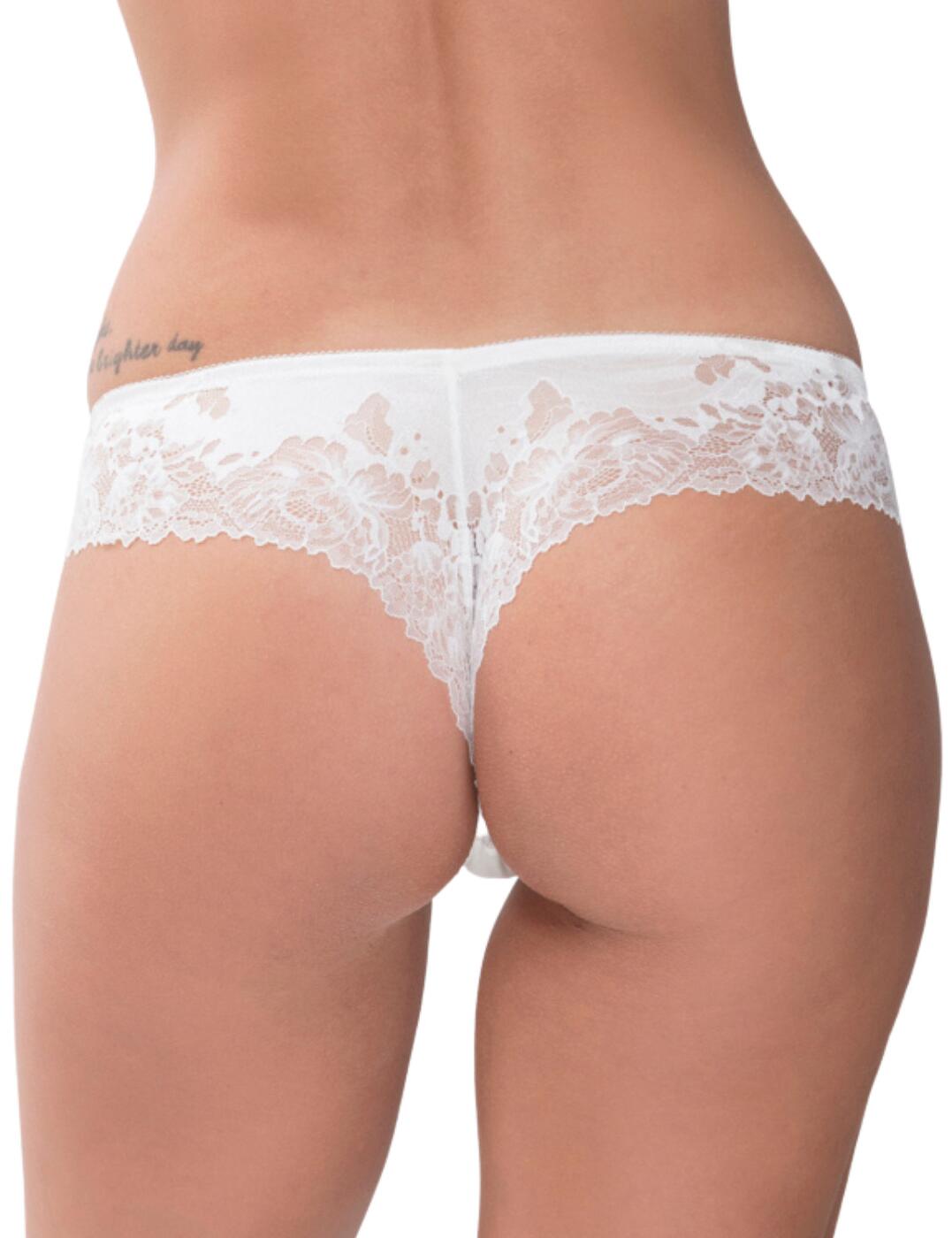 Mey Luxurious Thong 79282 Comfortable Floral Lace Womens Lingerie - Picture 7 of 8