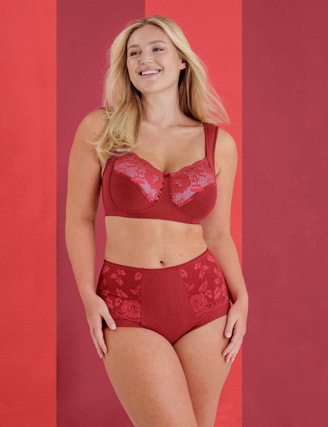Miss Mary of Sweden Lovely Lace Bra Full Cup Soft Cup Comfy Womens Lingerie 2105 - Picture 17 of 28