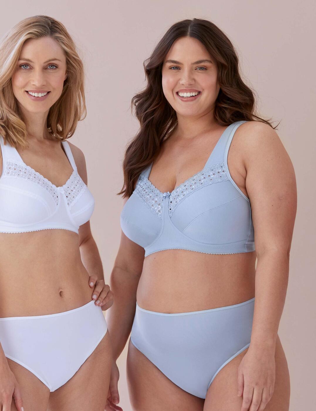 Miss Mary of Sweden Broderie Anglaise Bra Full Cup Wireless Womens Lingerie 2371 - Picture 11 of 18