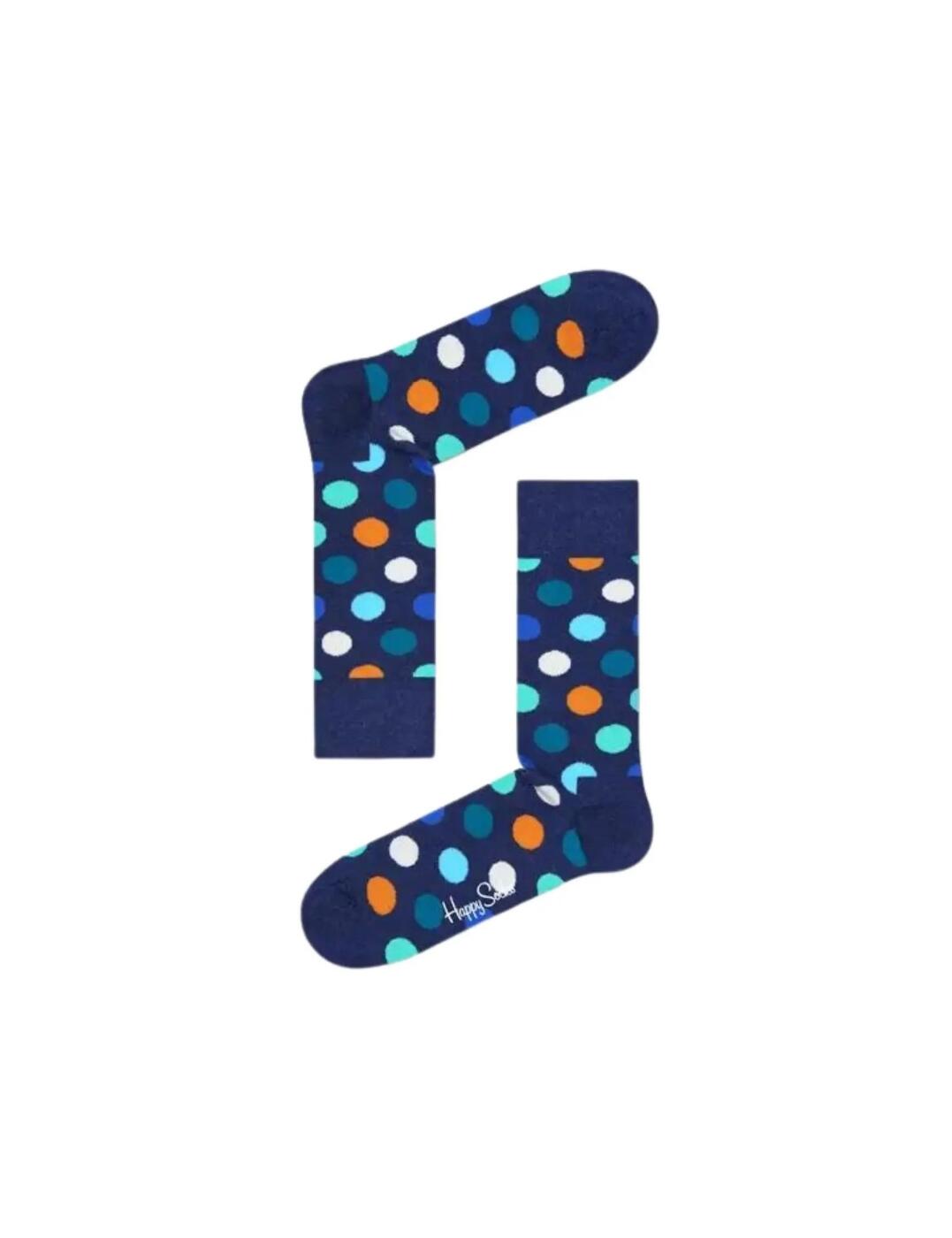 Happy Socks Big Dot Sock BD01-605 Comfortable Unisex 62% Cotton - Picture 6 of 6