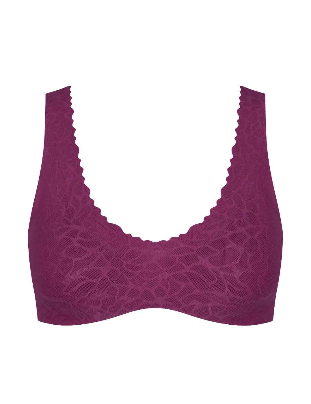 Sloggi Zero Feel Lace 2.0 Bralette Comfortable Padded Womens Lingerie 10211241 - Picture 25 of 27