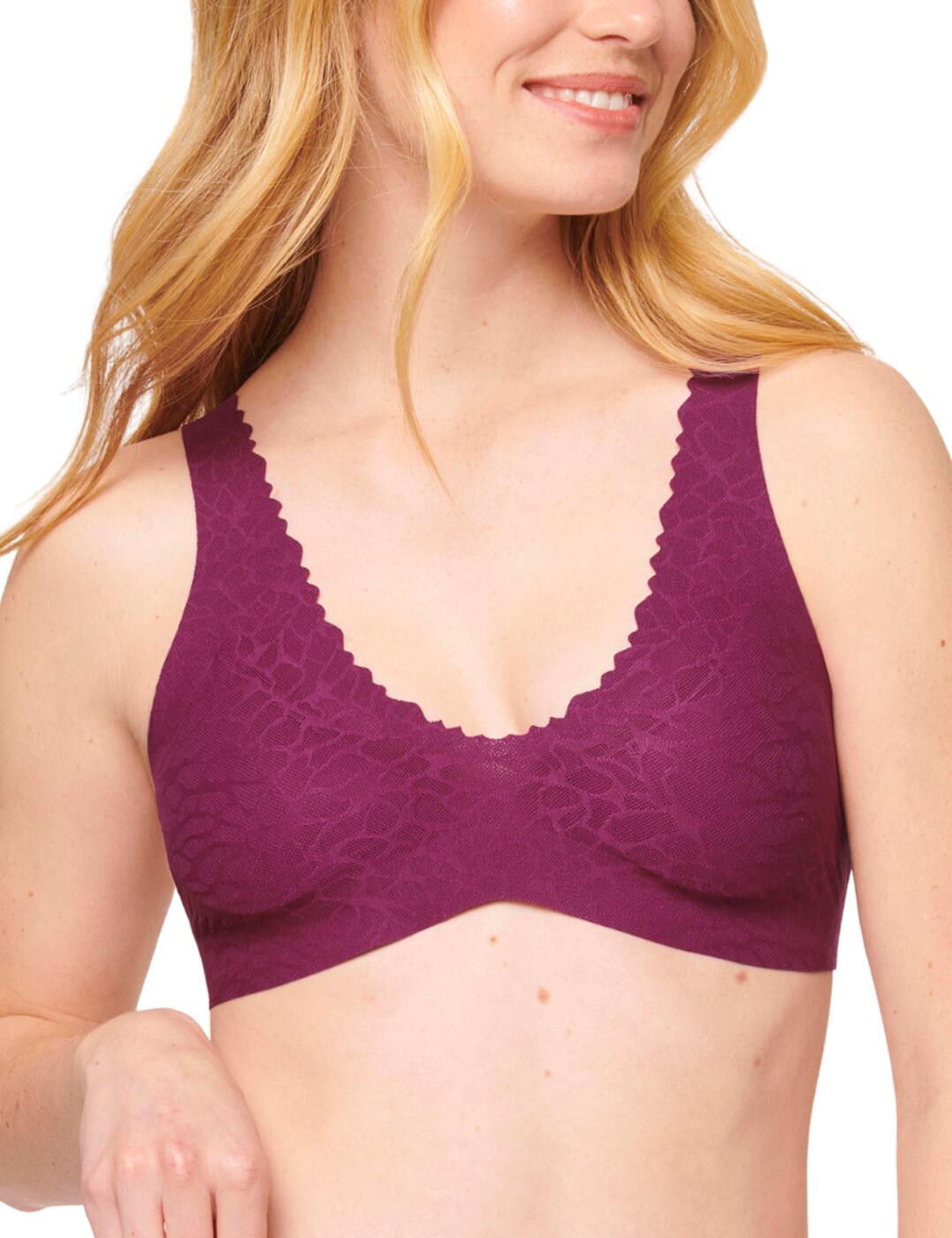 Sloggi Zero Feel Lace 2.0 Bralette Comfortable Padded Womens Lingerie 10211241 - Picture 26 of 27