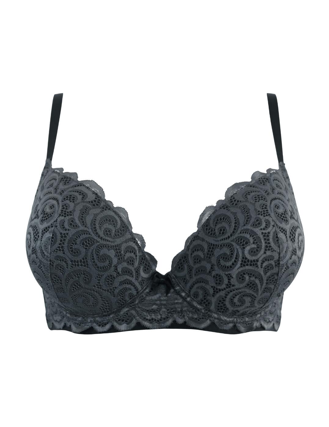 Pour Moi Romance Bra Push Up Plunge Underwired Lace Womens Lingerie 183002 - Picture 33 of 41