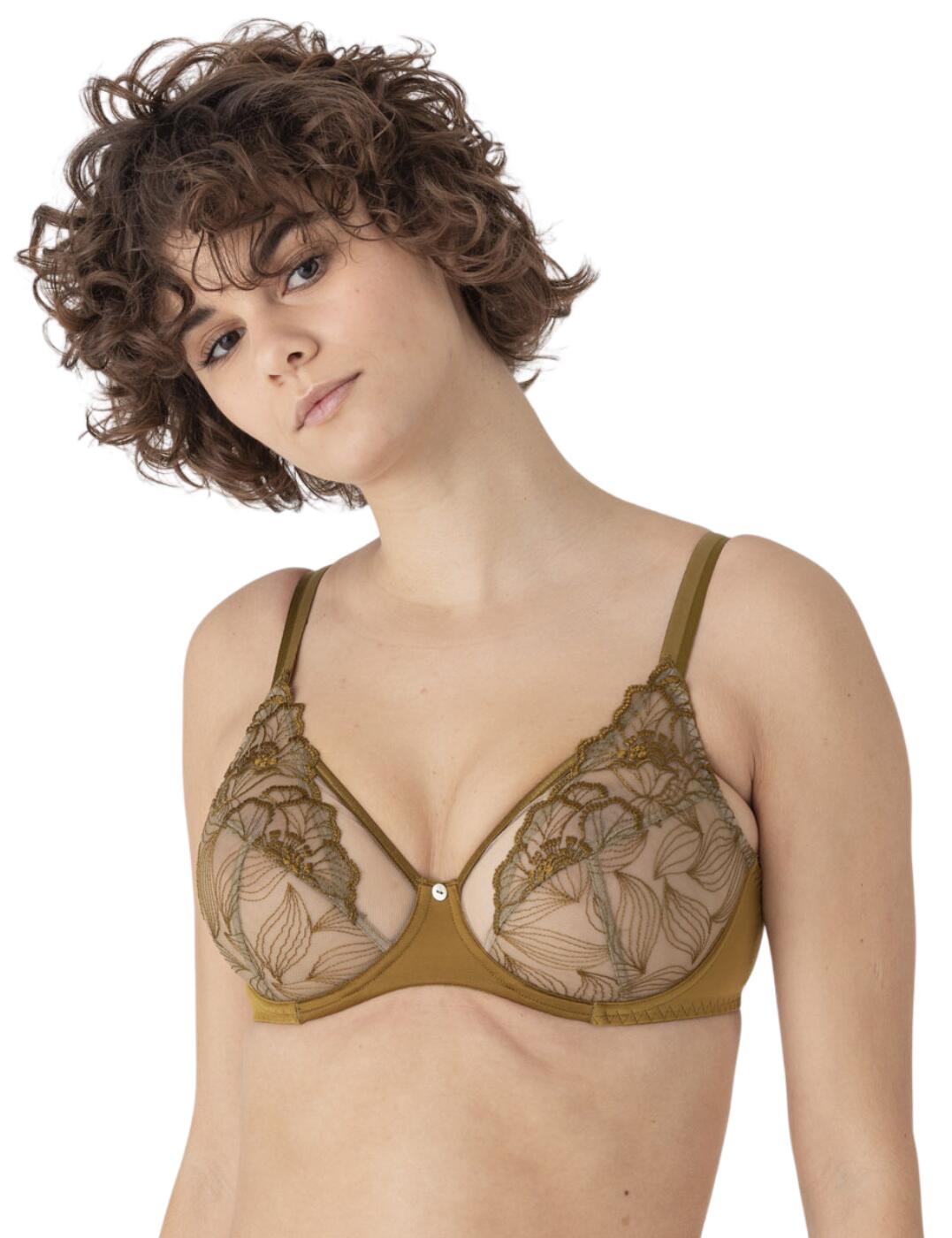 21237 Maison Lejaby Flora 3 Panel Underwired Bra