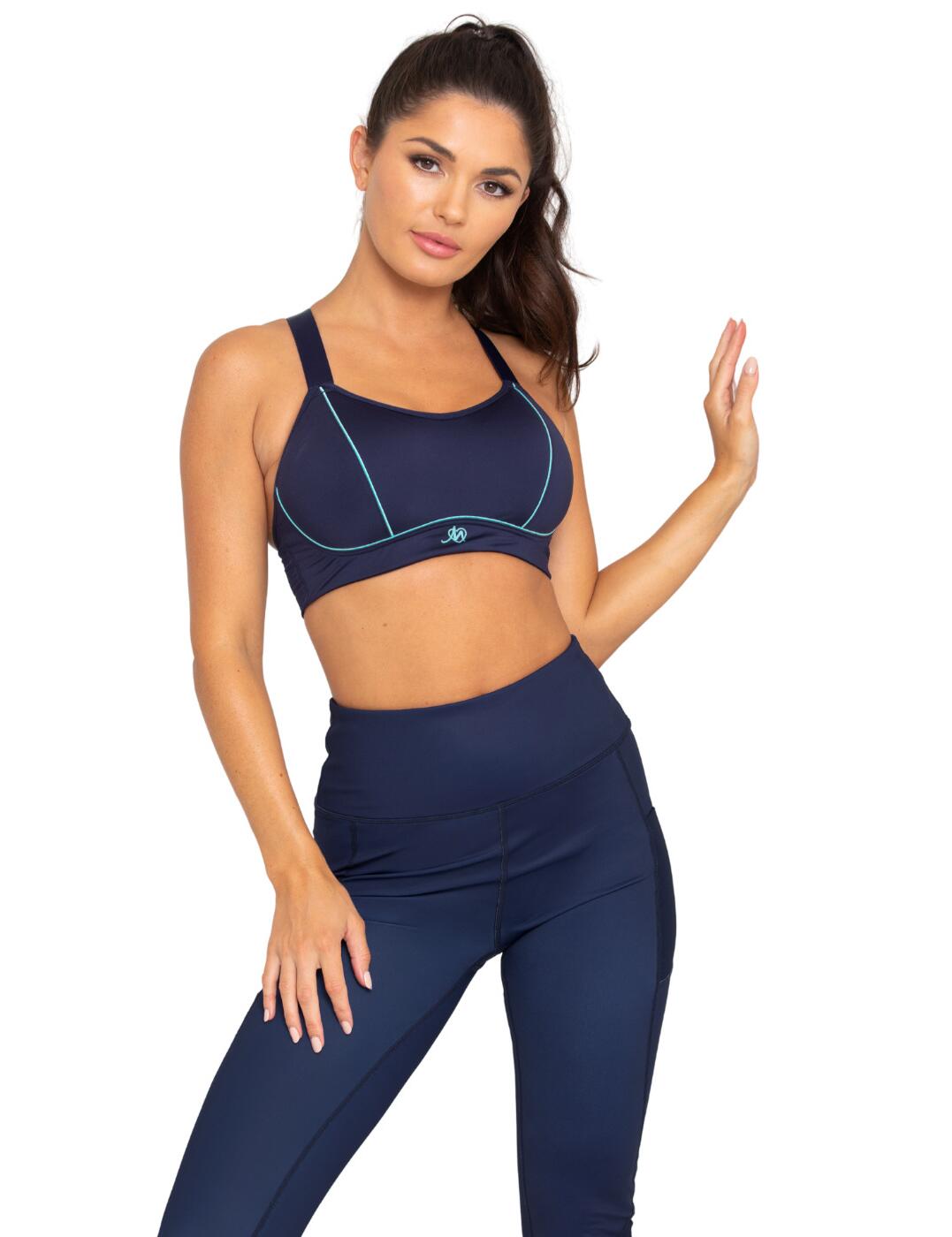 Pour Moi Energy Sports Bra Underwired Padded Full Cup Womens Sportswear 97003 - Picture 37 of 50