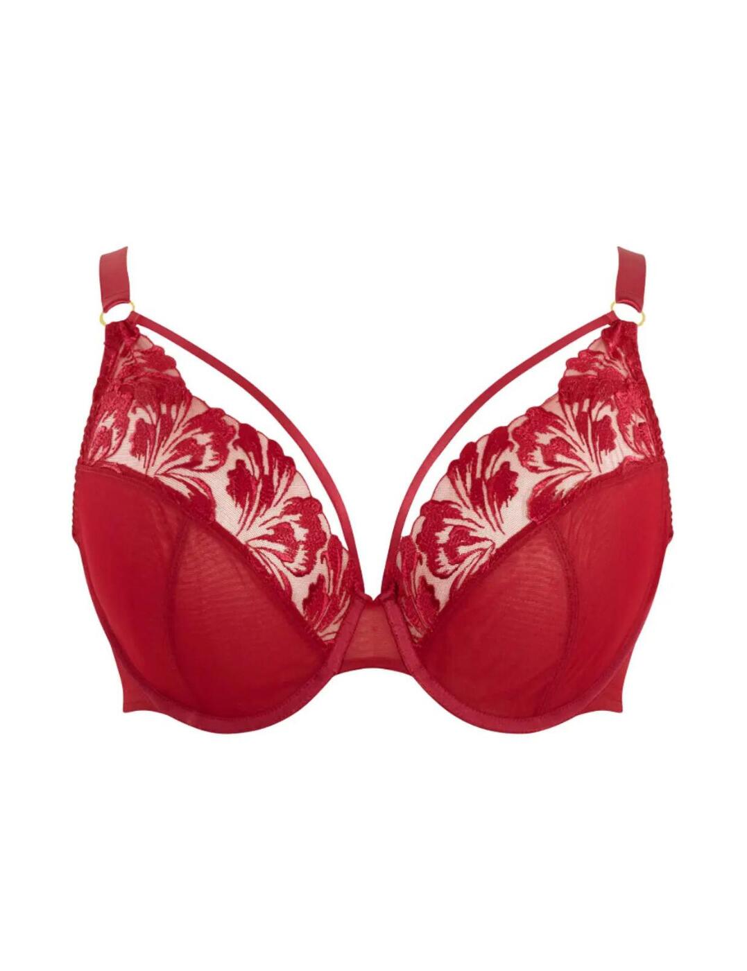 Sculptresse by Panache Jaida Plunge BH 10536 sexy sinnlich transparent Spitzen BHs - Bild 3 von 9