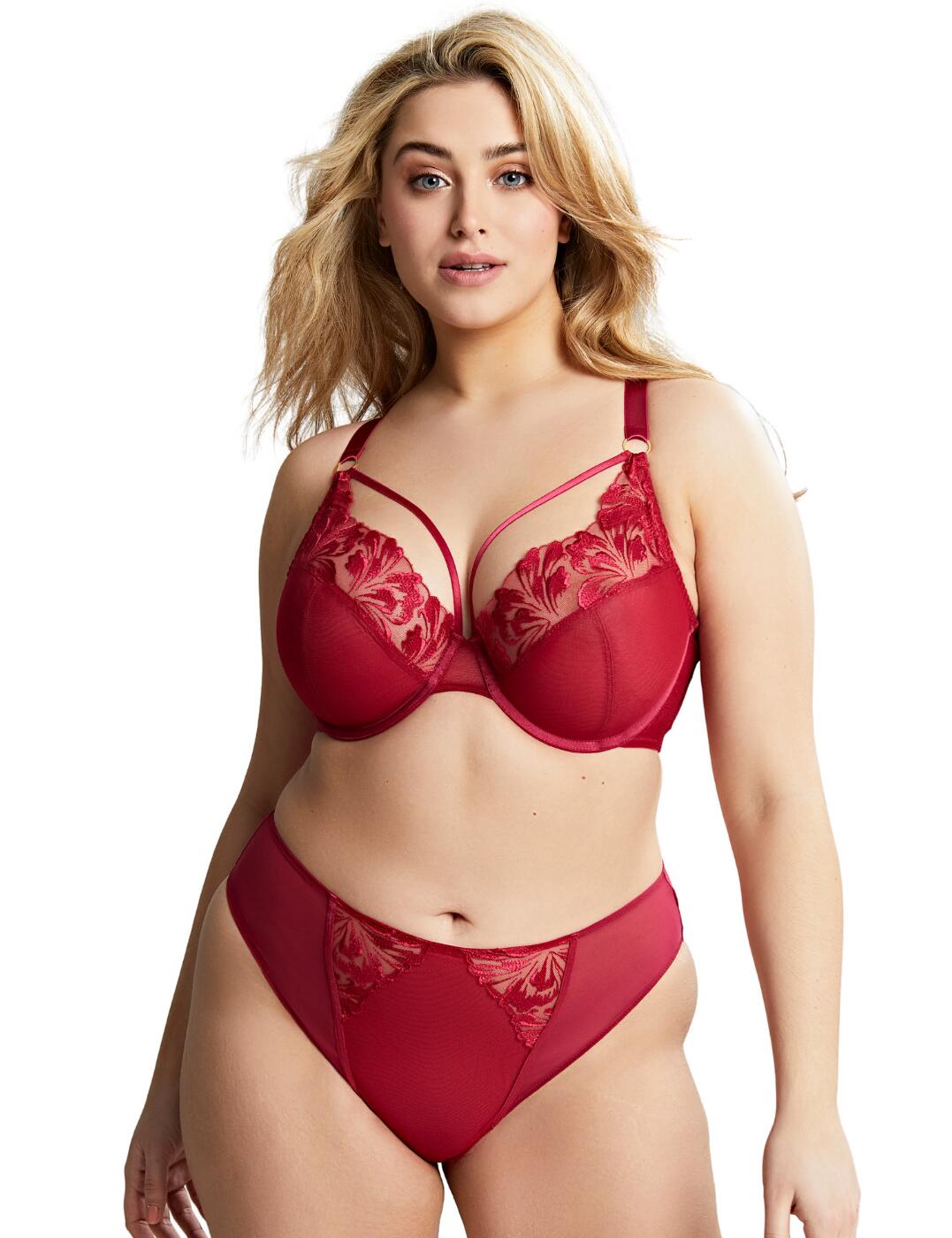 Sculptresse by Panache Jaida Plunge BH 10536 sexy sinnlich transparent Spitzen BHs - Bild 7 von 9